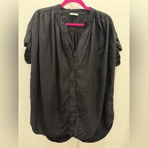Wilfred Women's Black Button-Up Top